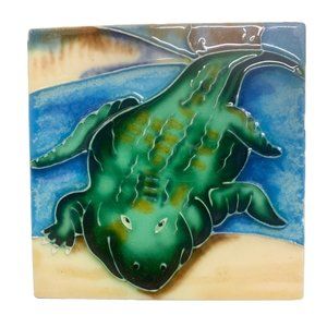 Alligator Gator Backsplash 4x4 Decorative Ceramic Wall Art Tile New